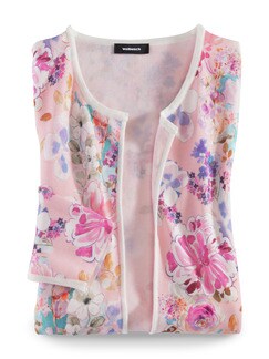 Wendestrickjacke Pastellblume Wendestrickjacke Pastellblume