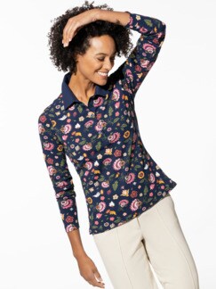 Thermo-Polo Paisley Marine Detail 1