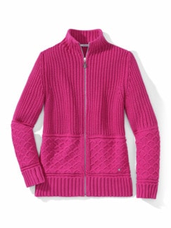 Struktur-Strickjacke Original