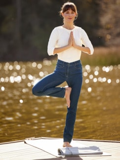 Yoga-Jeans Ultrastretch Blue Stoned Detail 1