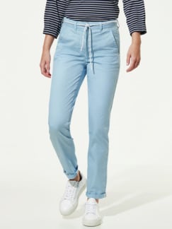 Soft-Cotton Chino Skyblue Detail 1