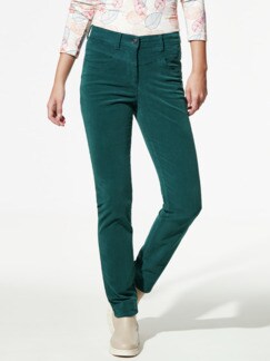 Zauberbund-Cordhose Softtouch Smaragd Detail 1