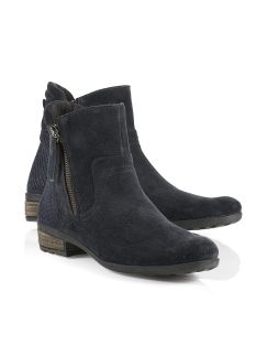 Doppel-Reißverschluss-Stiefelette Doppel-Reißverschluss-Stiefelette
