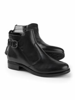 Bequem-Stiefelette Schwarz Detail 1