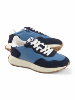 Lieblings-Sneaker Blau/Beige Detail 1