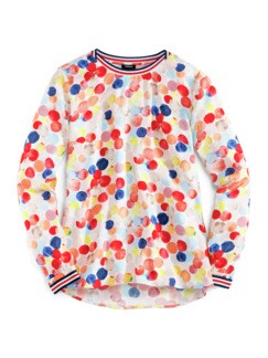 Shirbluse Aquarelltupfen Shirbluse Aquarelltupfen