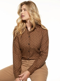 Thermoflanell-Hemdbluse Minimal Toffee Detail 1