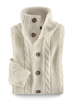 Clark Ross Strickjacke Royal-Alpaka Clark Ross Strickjacke Royal-Alpaka