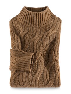 Zopfstrick-Pullover Baby Alpaka Zopfstrick-Pullover Baby Alpaka