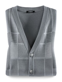 Jaqcuard-Weste Intarsia Jaqcuard-Weste Intarsia