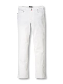 Extraglatt Flex Jeans Modern Fit Weiß Detail 1