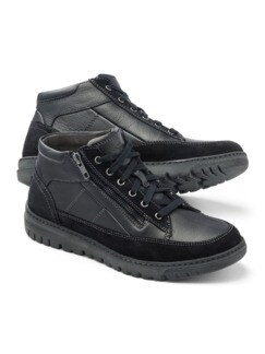 Thermo Kalbleder-Sneaker High Top