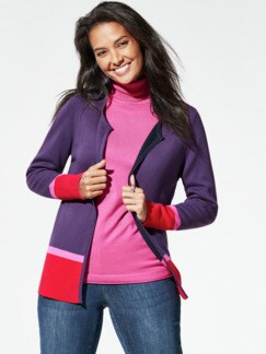Wendestrickjacke Colourblock Wendestrickjacke Colourblock