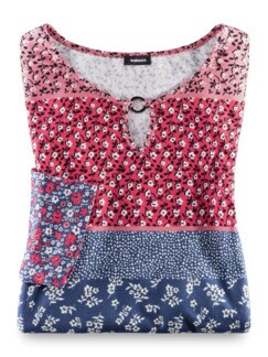 Blouson-Shirt Streublumen Blouson-Shirt Streublumen