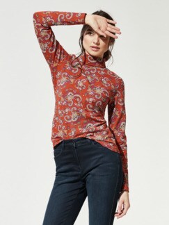 Thermoleicht Rolli Paisley Zimt Detail 1