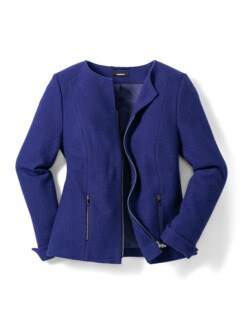 Reißverschluss-Kochwollblazer Reißverschluss-Kochwollblazer