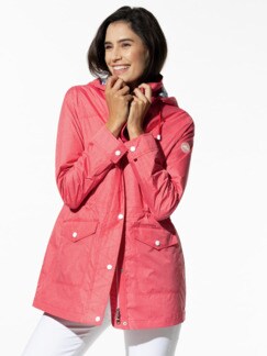 Leichtjacke Ripstop Orangerot Detail 1