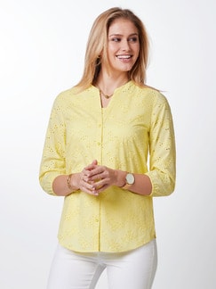 Lochstickerei-Bluse Lochstickerei-Bluse