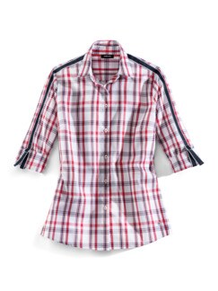 Extraglatt Krempelarm-Bluse Extraglatt Krempelarm-Bluse