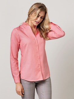 Extraglatt-Bluse Kelchkragen Extraglatt-Bluse Kelchkragen