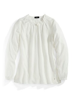 Shirtbluse Falten-Drape Shirtbluse Falten-Drape