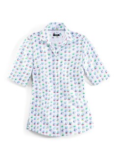 Extraglatt-Krempelarm-Bluse Extraglatt-Krempelarm-Bluse