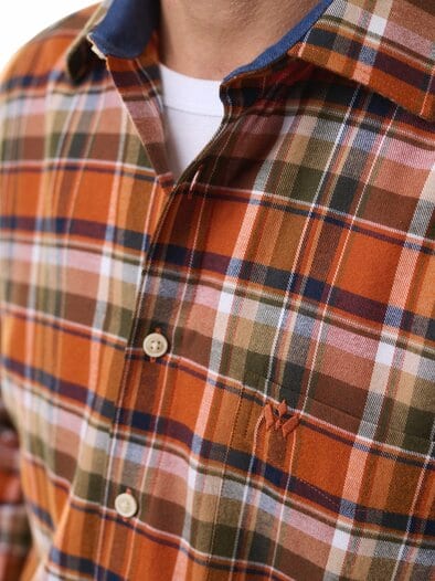 Soft-Flanell-Hemd Karo Terra