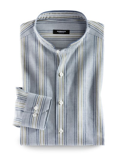 Stehkragen Havanna-Shirt Stehkragen Havanna-Shirt