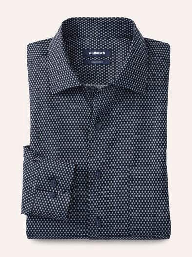 Extraglatt-Hemd Kent-Kragen Minimal Druck