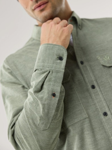 Soft-Cord Overshirt Schilf