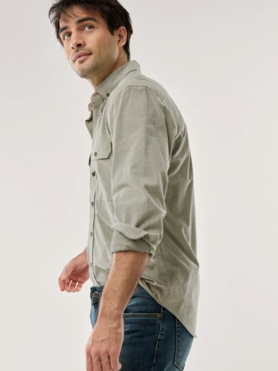 Soft-Cord Overshirt Natur