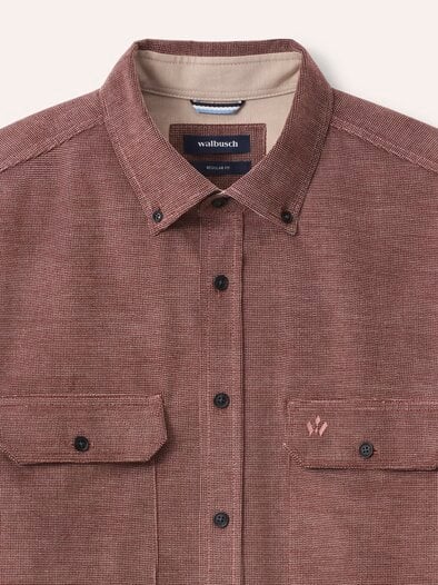 Soft-Cord Overshirt Rost