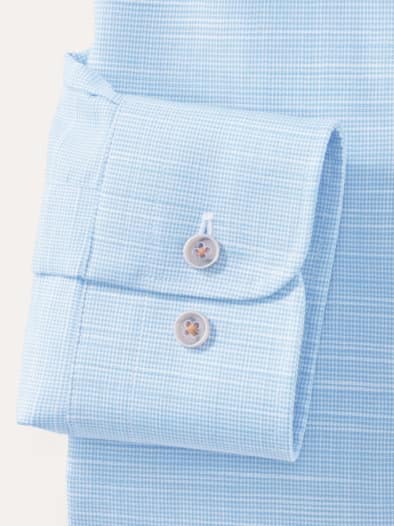 Soft-Tropical Hemd Uni Hellblau