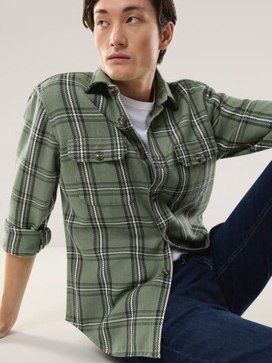 Karo Overshirt Karo Schilf