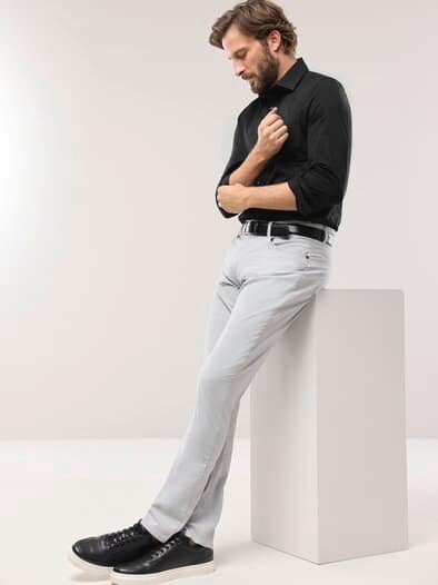 Performance-Hemd Schwarz