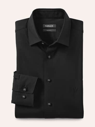 Performance-Hemd Schwarz