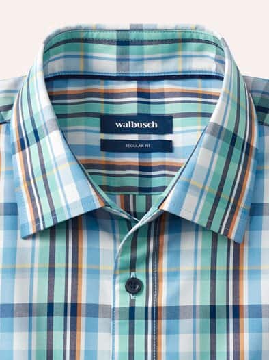 Extraglatt Hemd Karo Multi