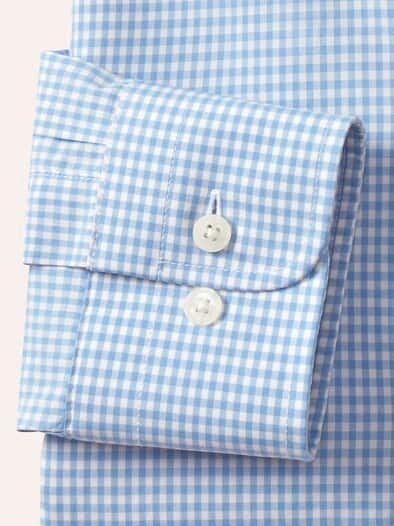 Soft-Cotton Hemd Minivichy Bleu