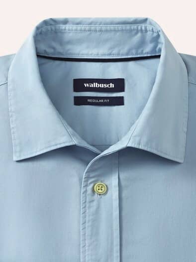 Überfärber-Hemd Bleu