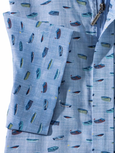 Tropical-Hemd Zip&Go Druck Multi