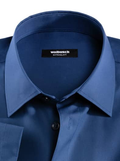 Extraglatt-Hemd Kent-Kragen Navy