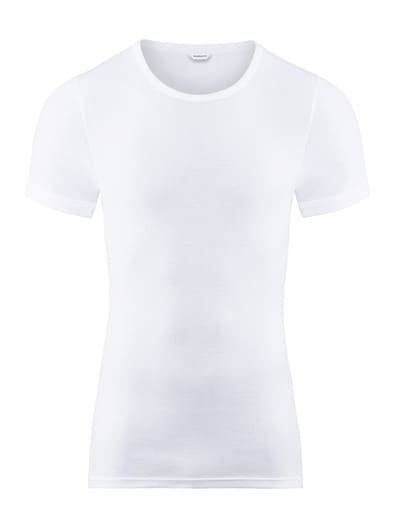 Masterclass-Rundhals-Shirt 2er-Pack Weiß
