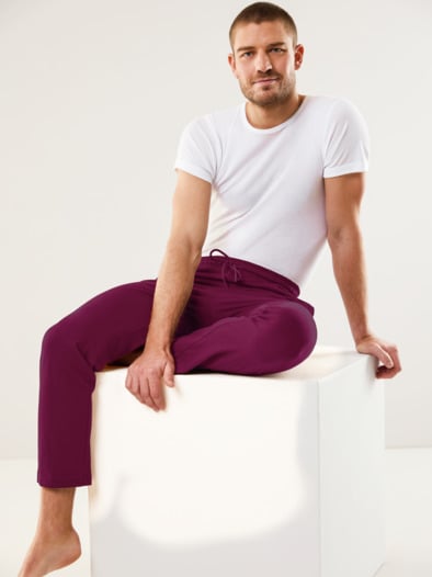 24/7 Hose lang Burgund