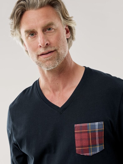 Tartan Pyjama Rot/Marine
