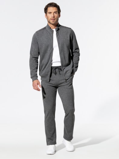 Freizeitjacke Thermo-Fleece Anthrazit