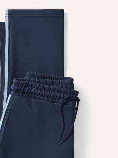 Jersey Hose Galonstreifen Marine