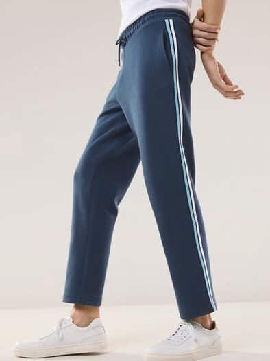 Jersey Hose Galonstreifen Marine