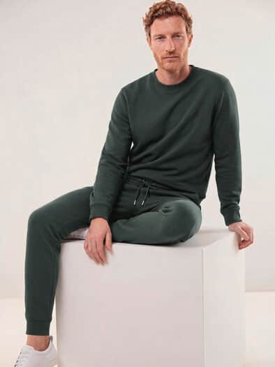 Sweatshirt mit Rundhals Grün