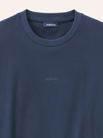 T-Shirt aus Baumwolle Marine