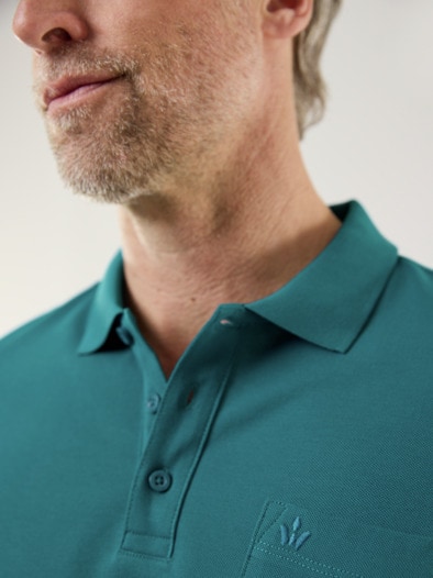 Pique-Polo Pima Cotton Lagune